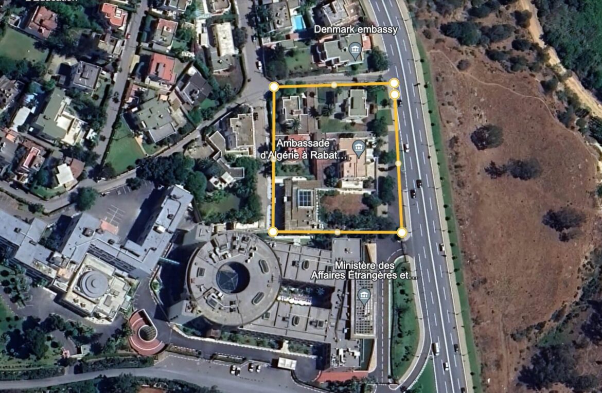 embassy-alger- مقر وزارة الخارجية الجزائرية في الرباط